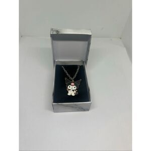 ✨ Kuromi Pendant Necklace – Cute Sanrio Charm ✨